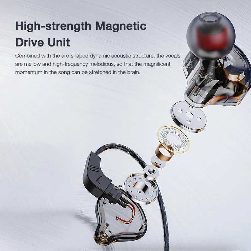 Wired In-Ear Earphones with Microphone, Super Bass