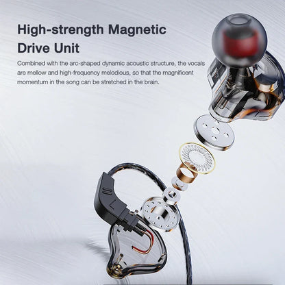 Wired In-Ear Earphones with Microphone, Super Bass