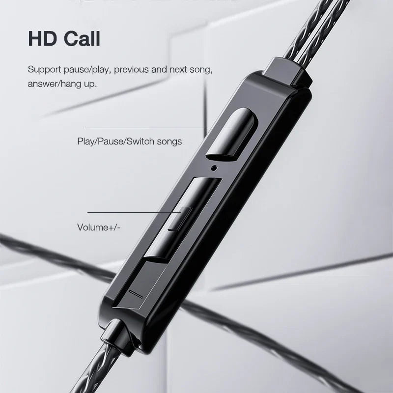 Wired In-Ear Earphones with Microphone, Super Bass