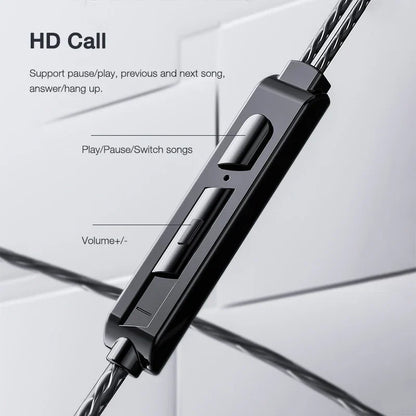 Wired In-Ear Earphones with Microphone, Super Bass