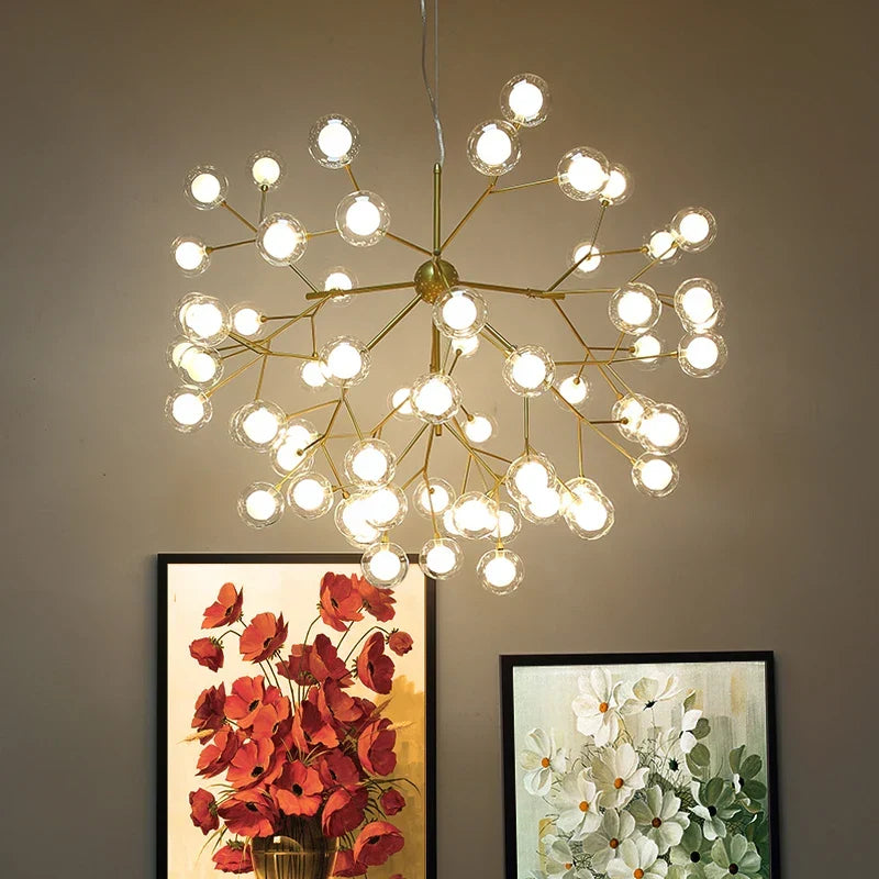 Firefly Branch Chandelier, G4 LED, 9 to 54 Lights