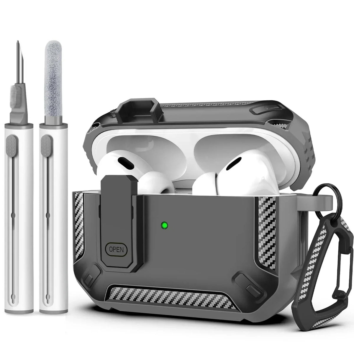 Secure Lock Hard Shell Case for AirPods Pro 3