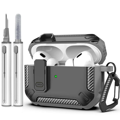 Secure Lock Hard Shell Case for AirPods Pro 3