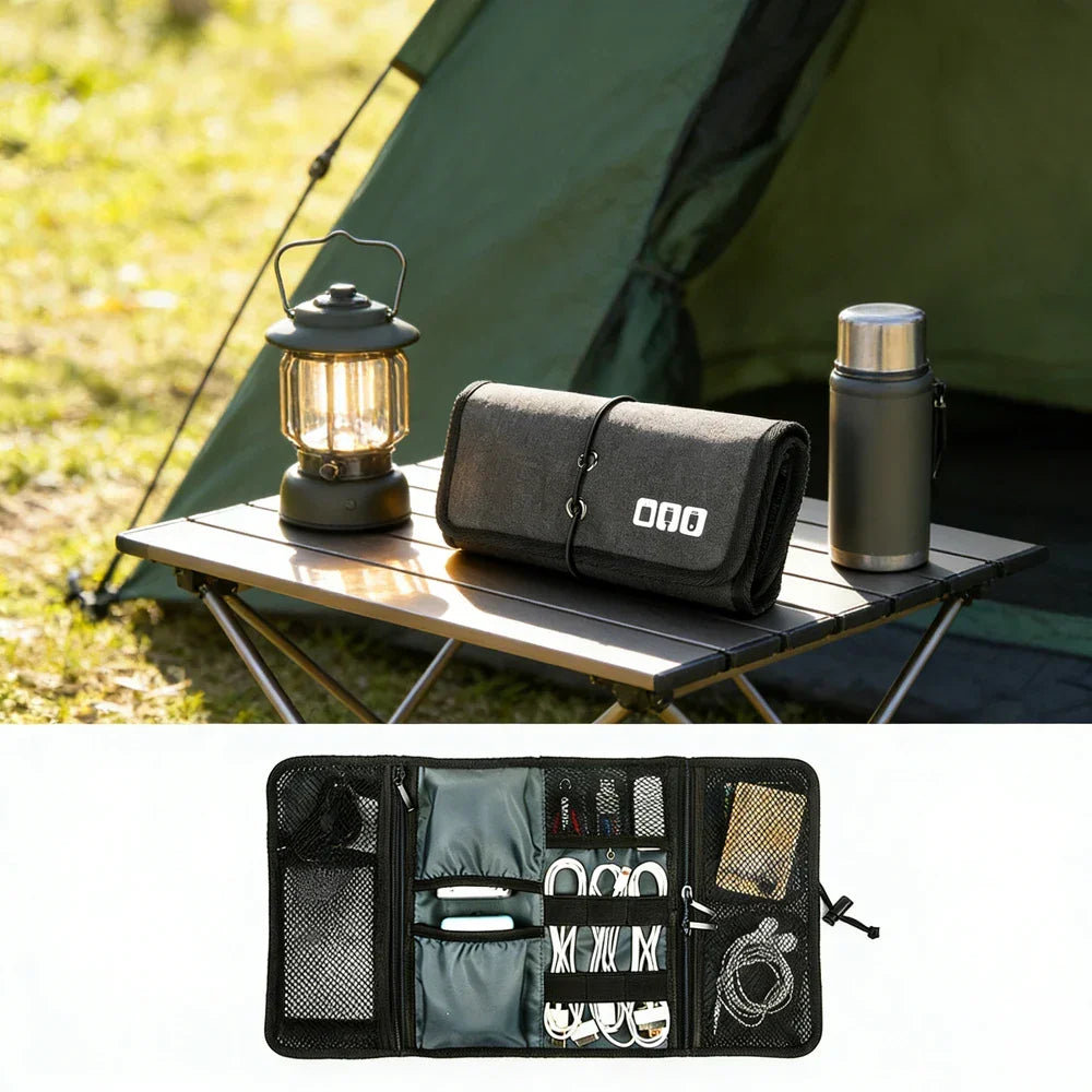 Polyester Tech Organiser Bag for Cables and Accessories