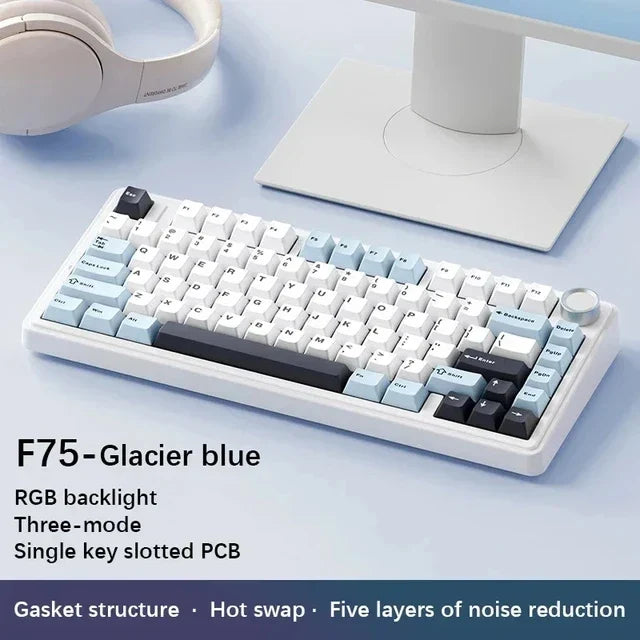 F75 Wireless Mechanical Keyboard, Tri-Mode, RGB