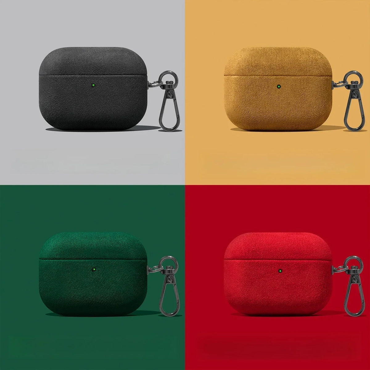 Soft Leather-Look Case for AirPods, Six Model Fits