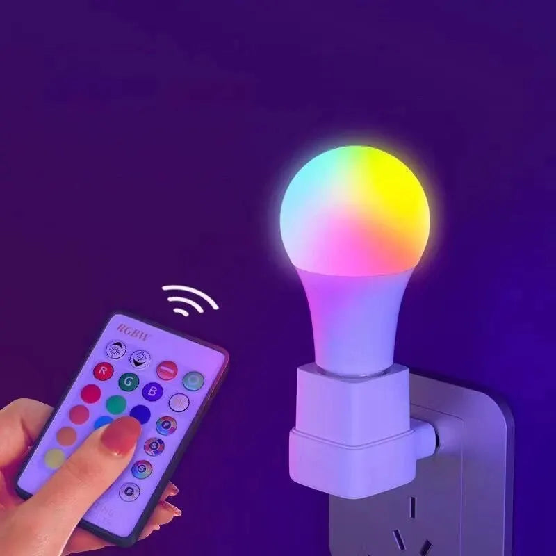 RGB Colour Changing E27 Bulb, 16 Colours, 110 to 240V
