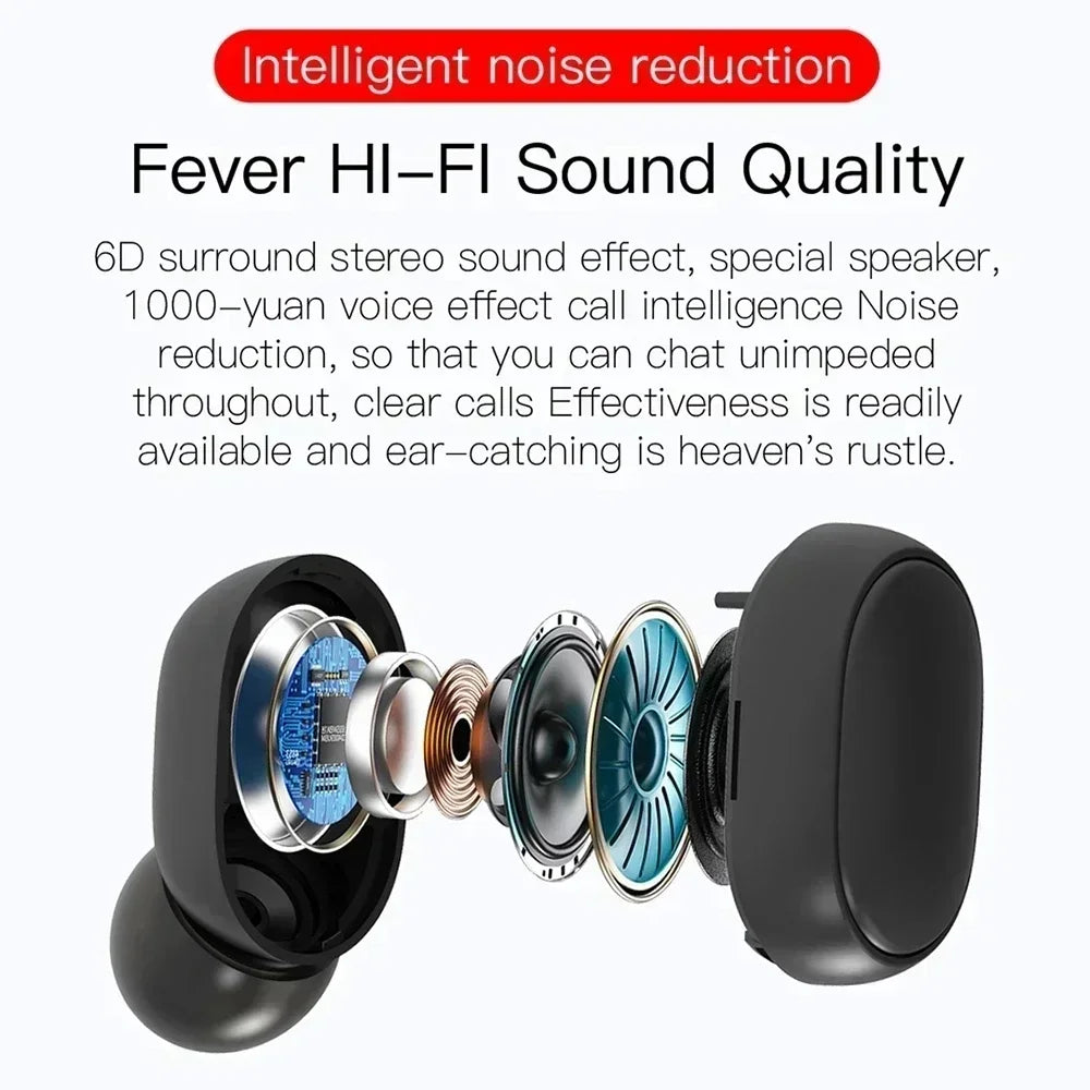 TWS Earbuds with 24 Hour Battery Life, IPX Waterproof