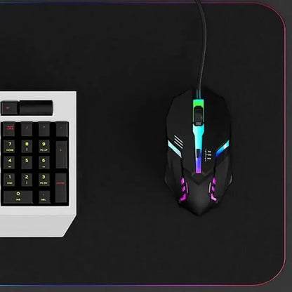Ergonomic Wired Gaming Mouse, Four Button, RGB