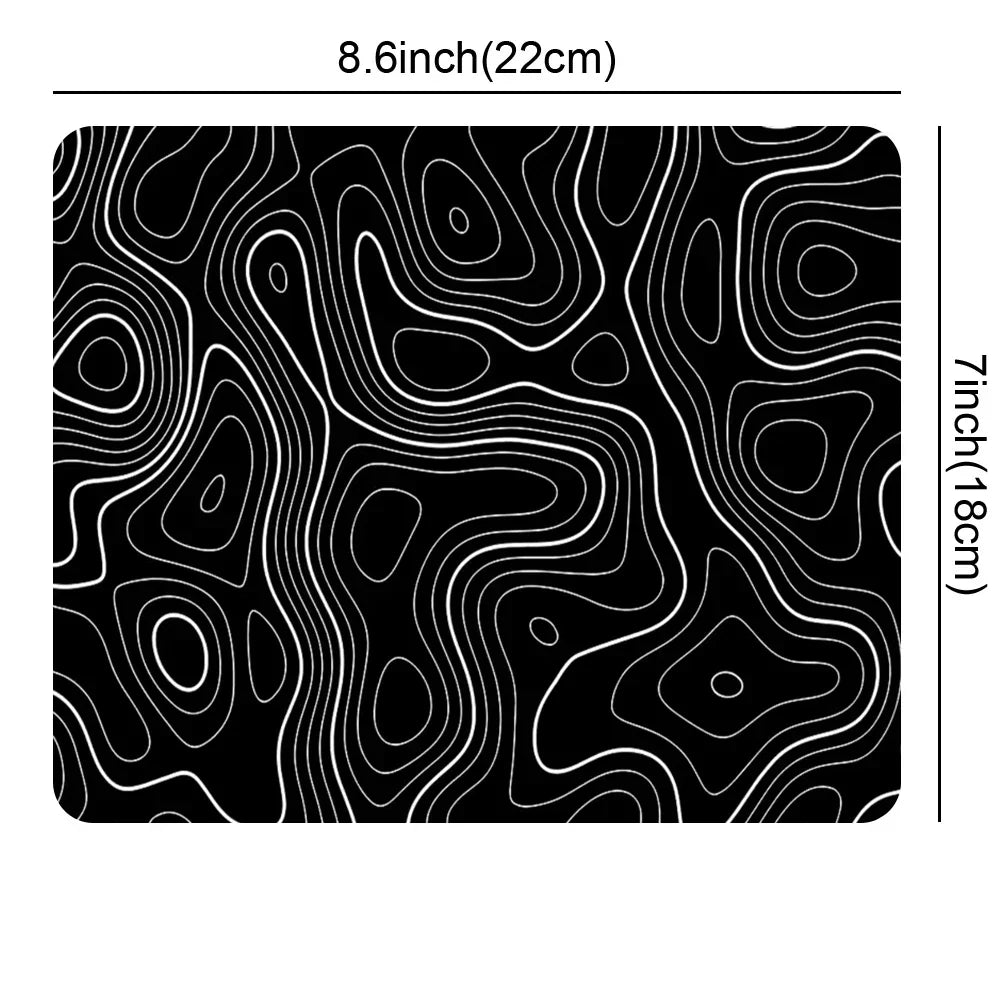 Large Gaming Mouse Pad with Stitched Edges, Five Sizes