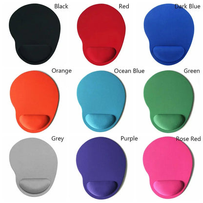 Ergonomic Mouse Pad with Wrist Rest, Seven Colours
