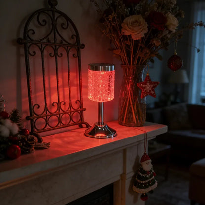 RGB Crystal Table Lamp, USB Powered, Dimmable