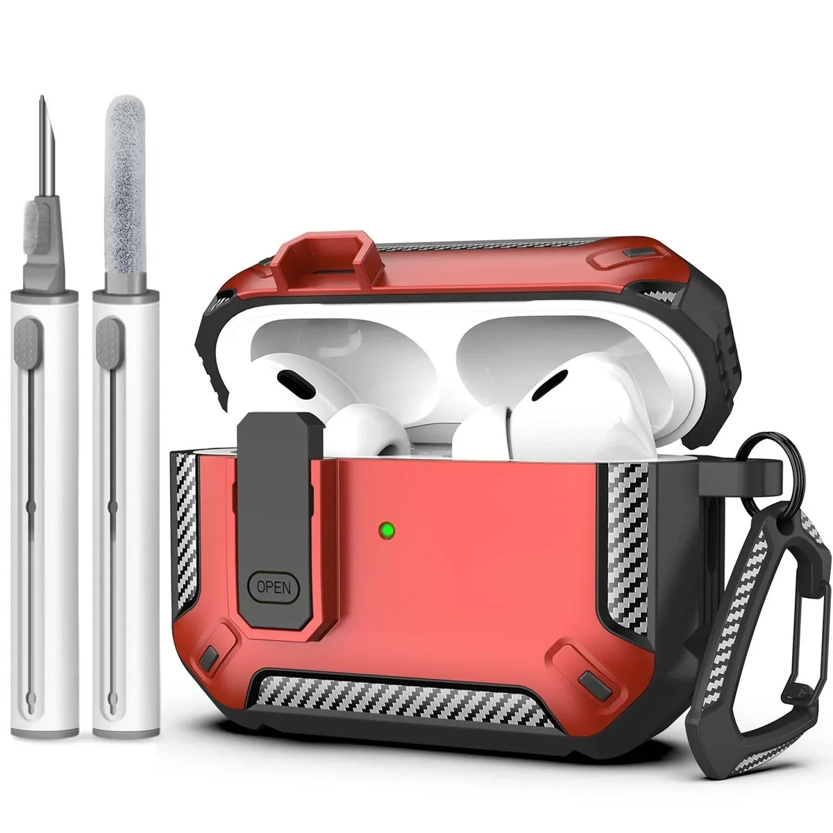 Secure Lock Hard Shell Case for AirPods Pro 3