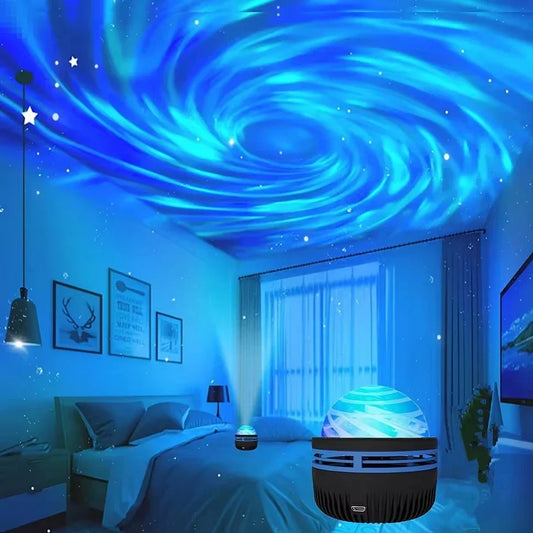 LED Galaxy Star Projector Night Light, DC Powered