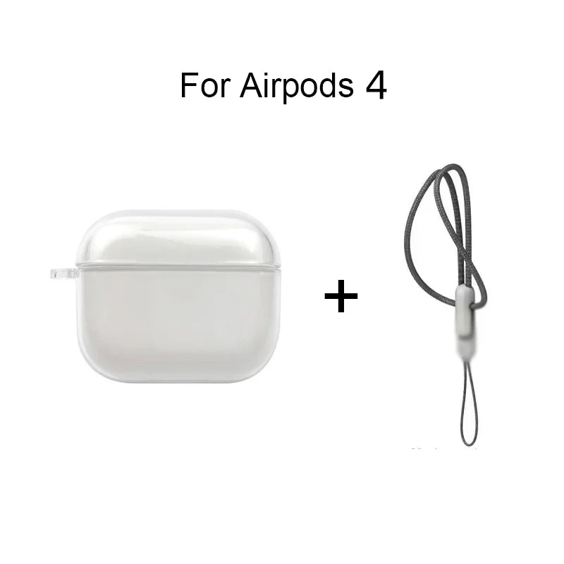 Clear TPU Shockproof Case for AirPods, Six Model Fits
