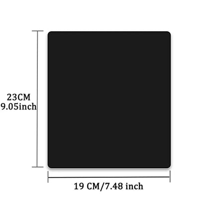 PU Leather Mouse Pad, Waterproof, 19 x 23 cm