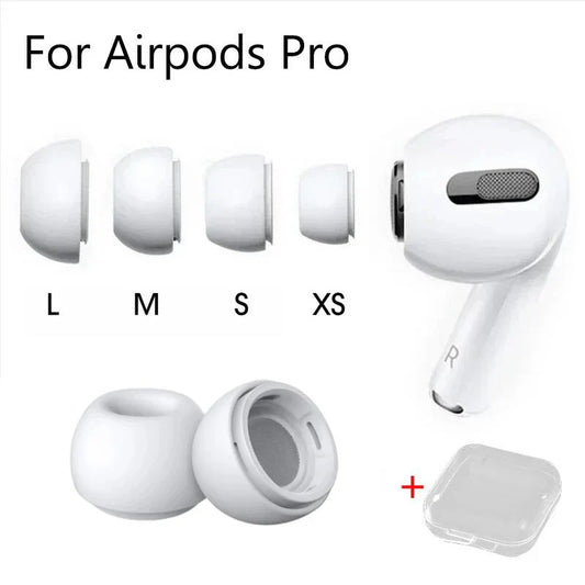 Silicone Replacement Ear Tips for AirPods Pro, XS to L