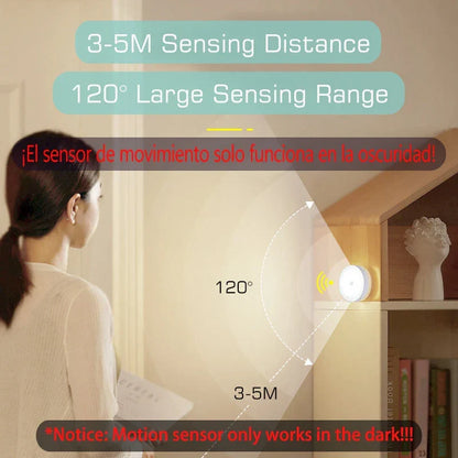 Motion and Light Sensor Night Light, 10 cm, Rechargeable