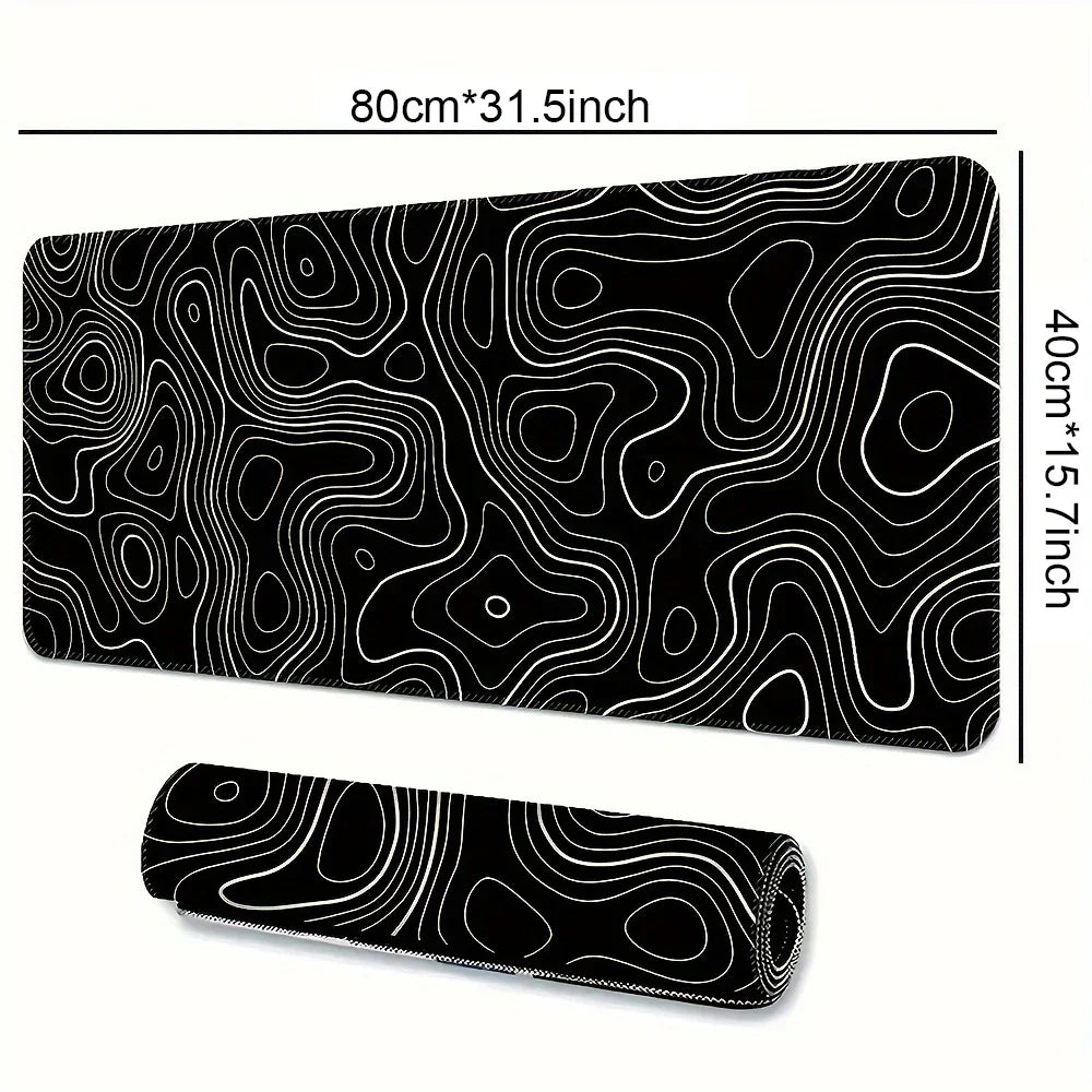 Large Gaming Mouse Pad with Stitched Edges, Five Sizes