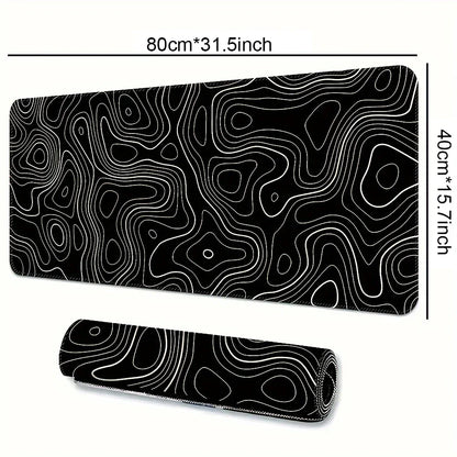 Large Gaming Mouse Pad with Stitched Edges, Five Sizes