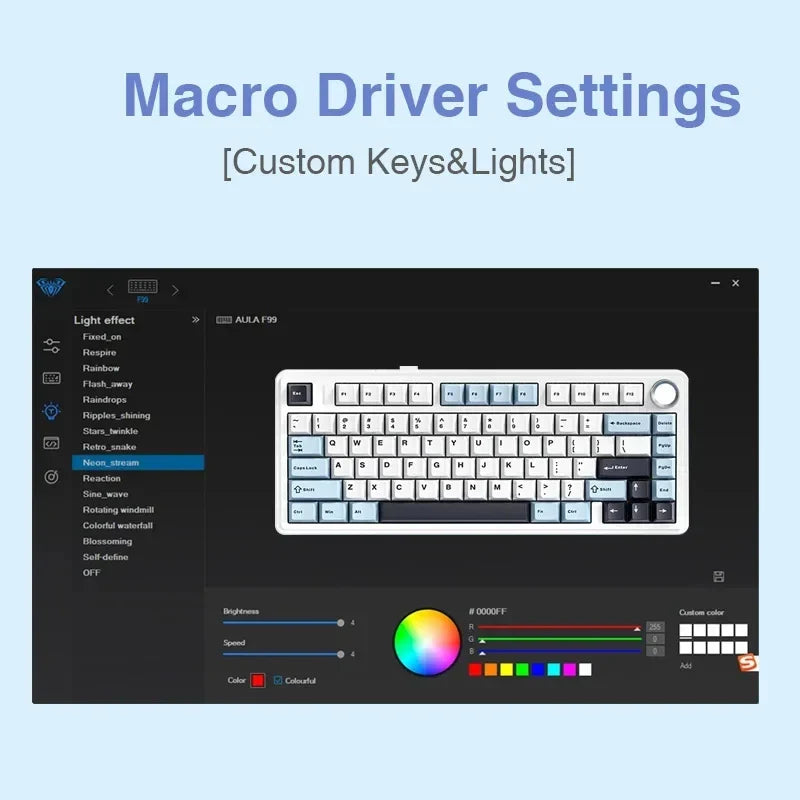 F75 Wireless Mechanical Keyboard, Tri-Mode, RGB