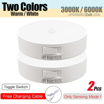 Motion and Light Sensor Night Light, 10 cm, Rechargeable
