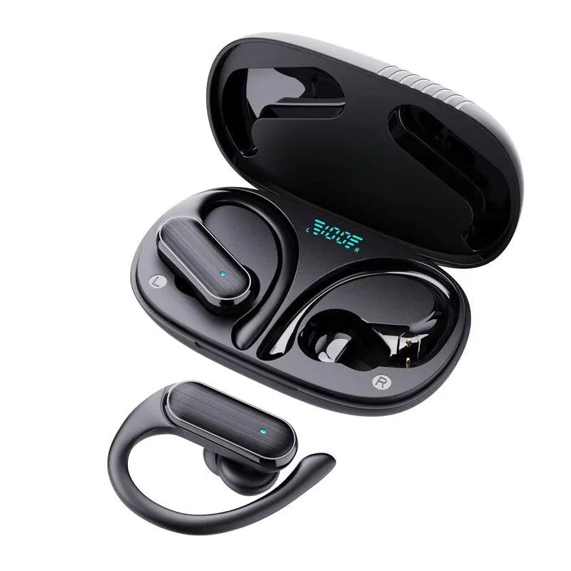 Ear Hook Sports Earbuds, True Wireless, Noise Cancelling