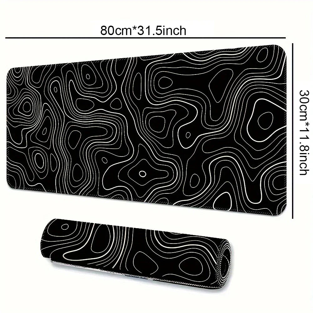 Large Gaming Mouse Pad with Stitched Edges, Five Sizes
