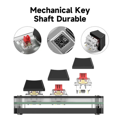 Three-Key Macro Mechanical Keypad, Hot Swappable