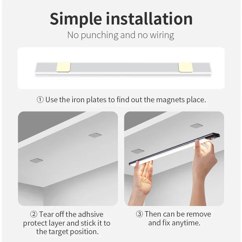 Motion Sensor Cabinet Light Bar, 10 to 50 cm