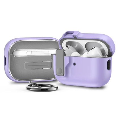 Safety Lock Buckle Shockproof Case for AirPods, Four Fits