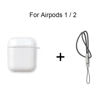 Clear TPU Shockproof Case for AirPods, Six Model Fits