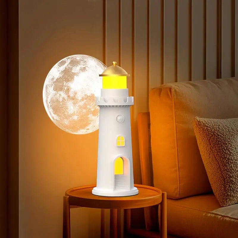 Moon Projection Lamp with Motion Sensor, Rechargeable