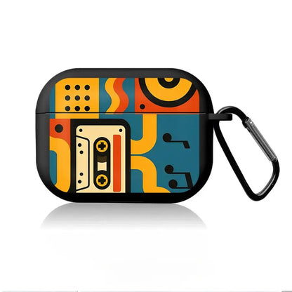 Retro Print Protective Case for AirPods, Seven Model Fits
