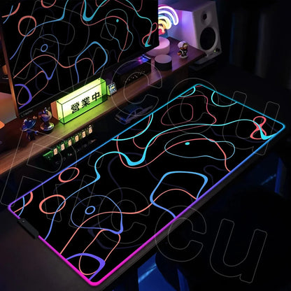 RGB Extended Gaming Mouse Pad, up to 1000 x 500 mm