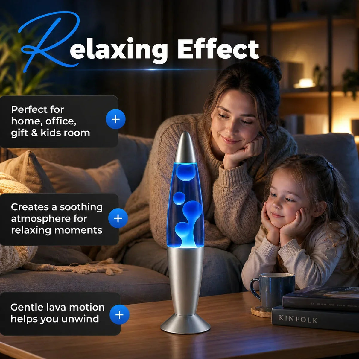 Volcano Lava Lamp, 25W, Remote Controlled
