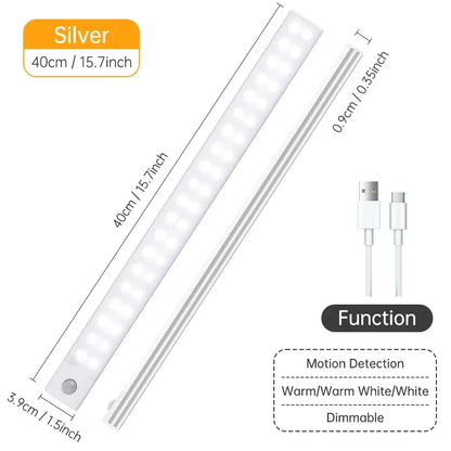 Motion Sensor Cabinet Light Bar, 10 to 50 cm