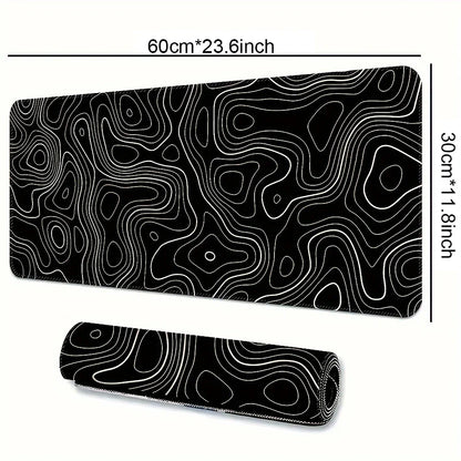 Large Gaming Mouse Pad with Stitched Edges, Five Sizes