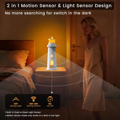 Moon Projection Lamp with Motion Sensor, Rechargeable