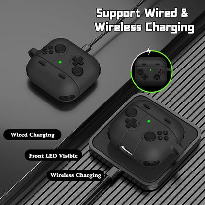 3D Gamepad Silicone Case for AirPods, Shockproof