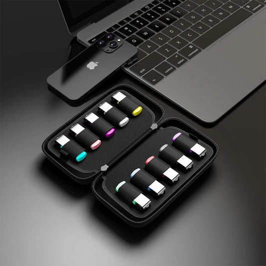 Double Layer USB Flash Drive Organiser Case