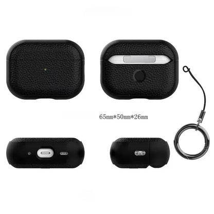 Leather-Finish TPU Case for AirPods, Five Model Fits