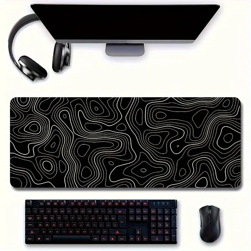 Large Gaming Mouse Pad with Stitched Edges, Five Sizes