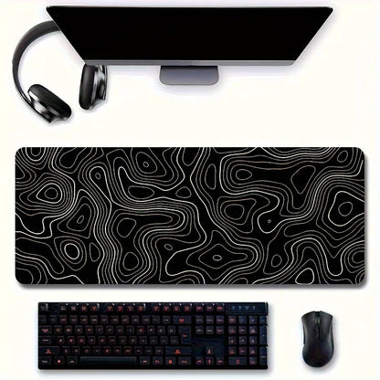Large Gaming Mouse Pad with Stitched Edges, Five Sizes