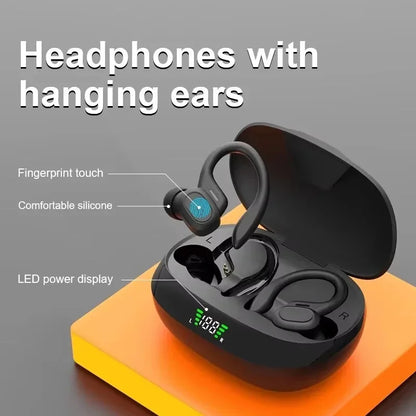 Ear Hook Sports Earbuds with 300mAh Case, Bluetooth 5.3