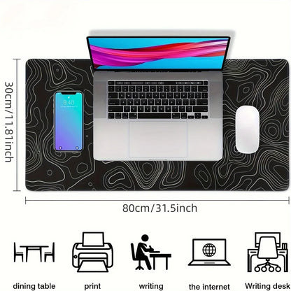 Large Gaming Mouse Pad with Stitched Edges, Five Sizes