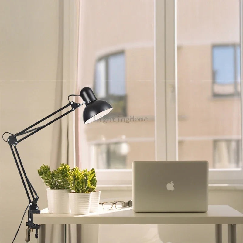 Long Arm Clip Desk Lamp, 3W, Eye Protection