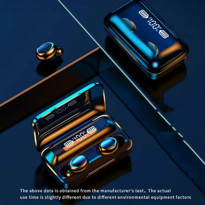 TWS Wireless Earbuds with LED Display and Charging Case