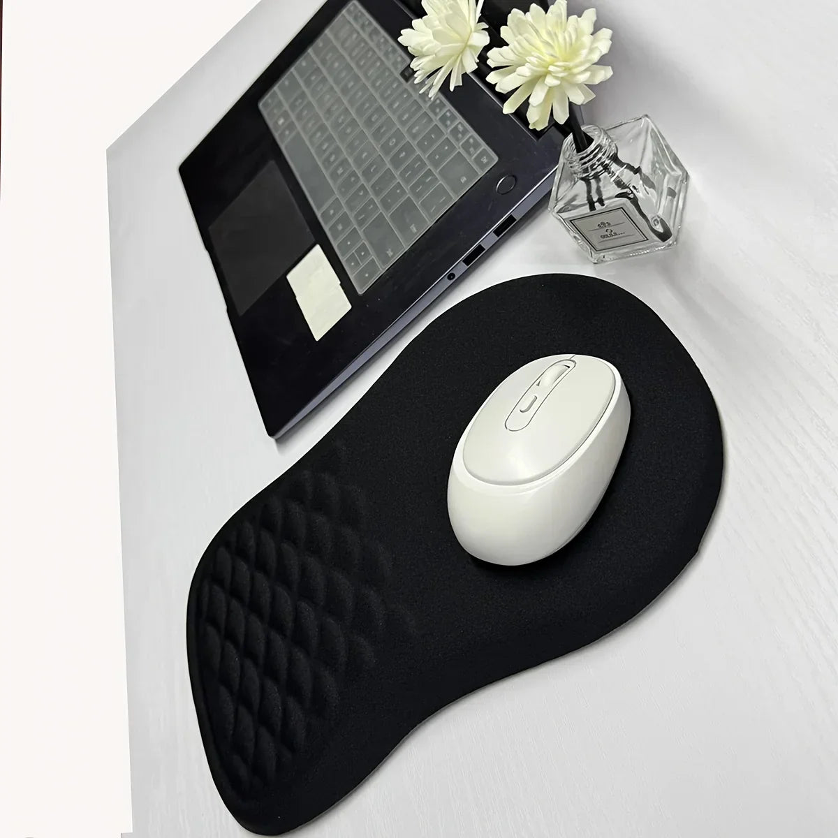 Ergonomic Mouse Pad with Wrist Support, Anti-Slip
