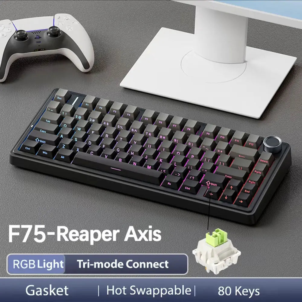F75 Wireless Mechanical Keyboard, Tri-Mode, RGB